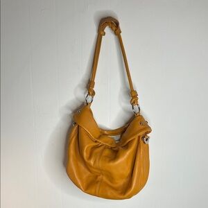 Allison Scott Elegant Mustard Shoulder Bag